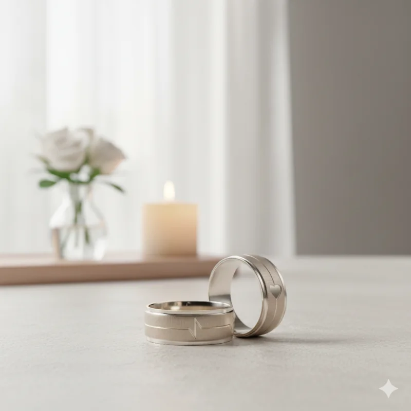 Aliança Prata 7,0 - Par