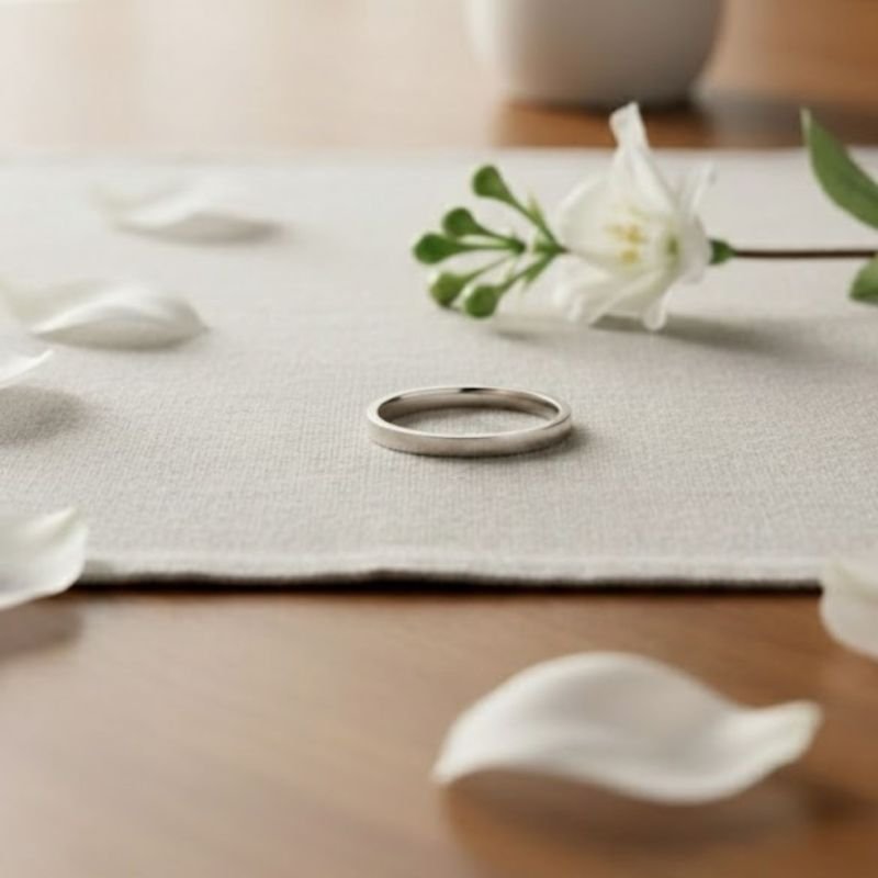 Aliança Quadrada Fina 2,5 - Unidade