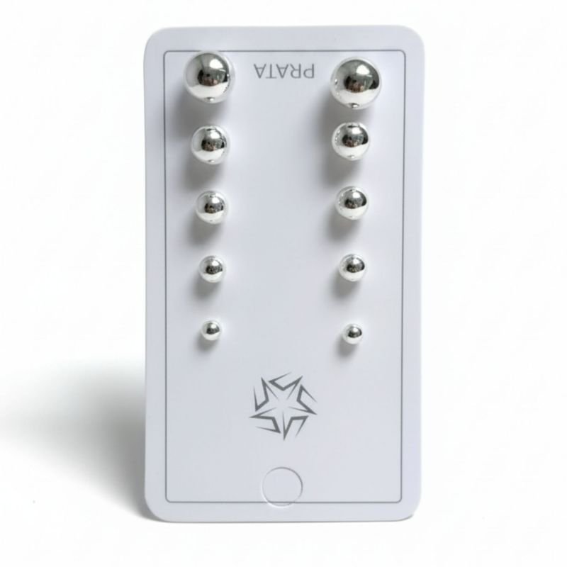 Brinco Quíntuplos - Prata 925