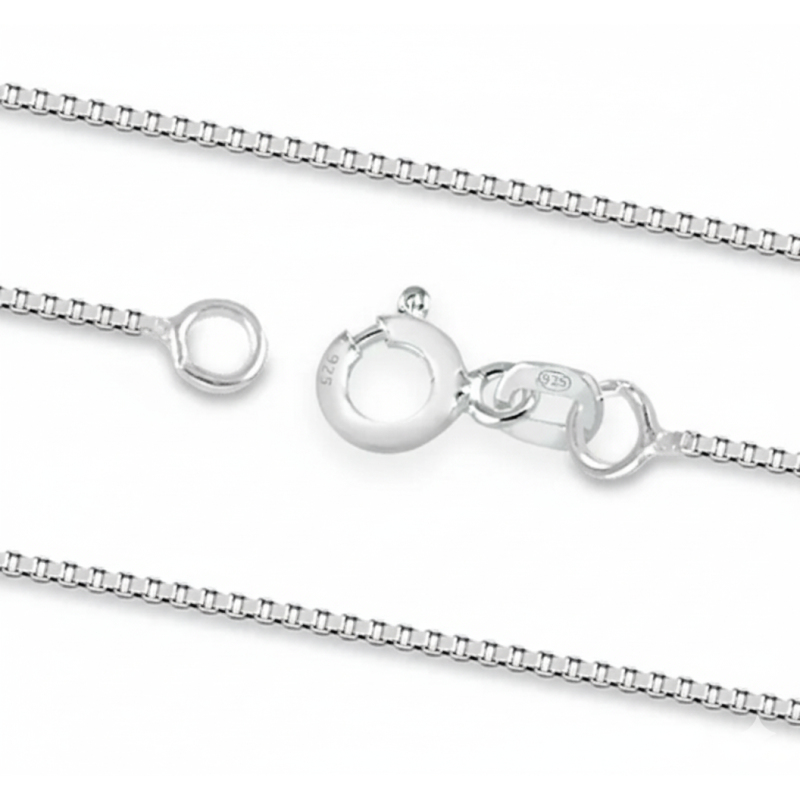 Corrente Veneziana V12 60cm em Prata